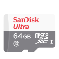 Карта памяти SanDisk Ultra microSDXC 64Gb UHS-I U1 Class10